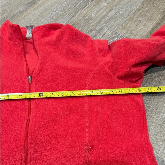 L.L. Bean Size L Red Women's Cowl & Turtleneck Sweater Fleece - Picture 3 of 6